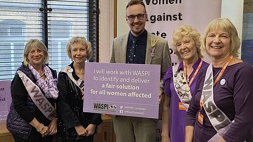 adam with waspi women